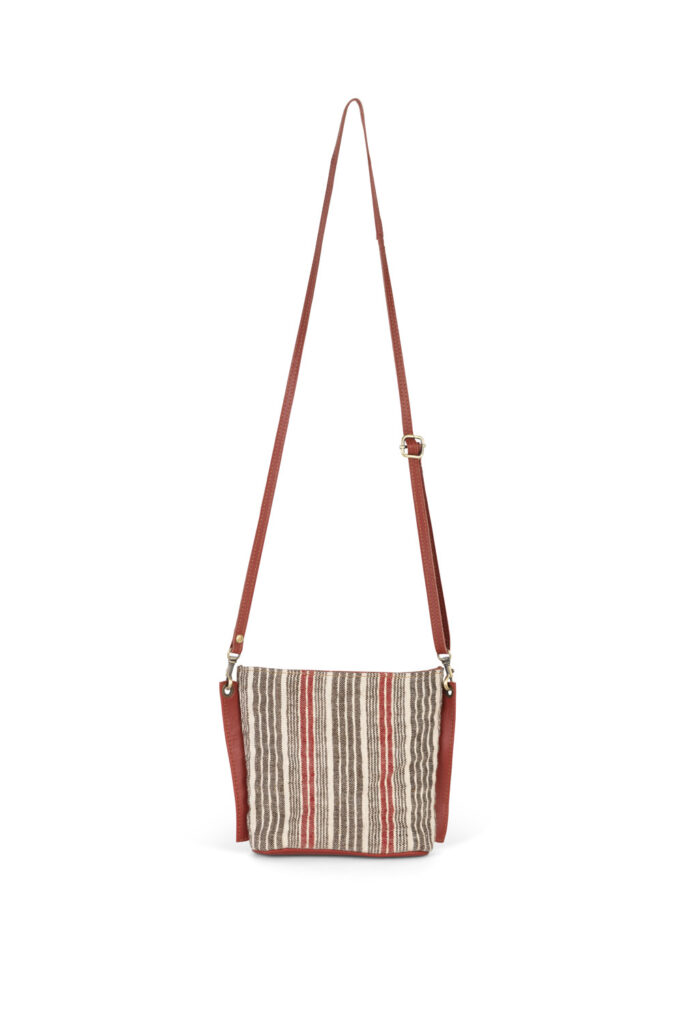 PETITE BROWN AND RED STRIPES